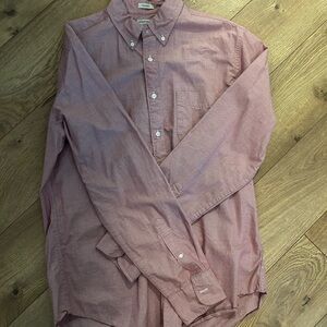 J. Crew Red Casual Button Down Shirt